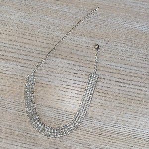 Rhinestone Choker - Necklace